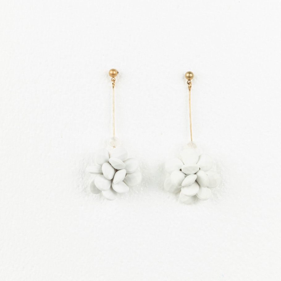 Sadie Earrings - White