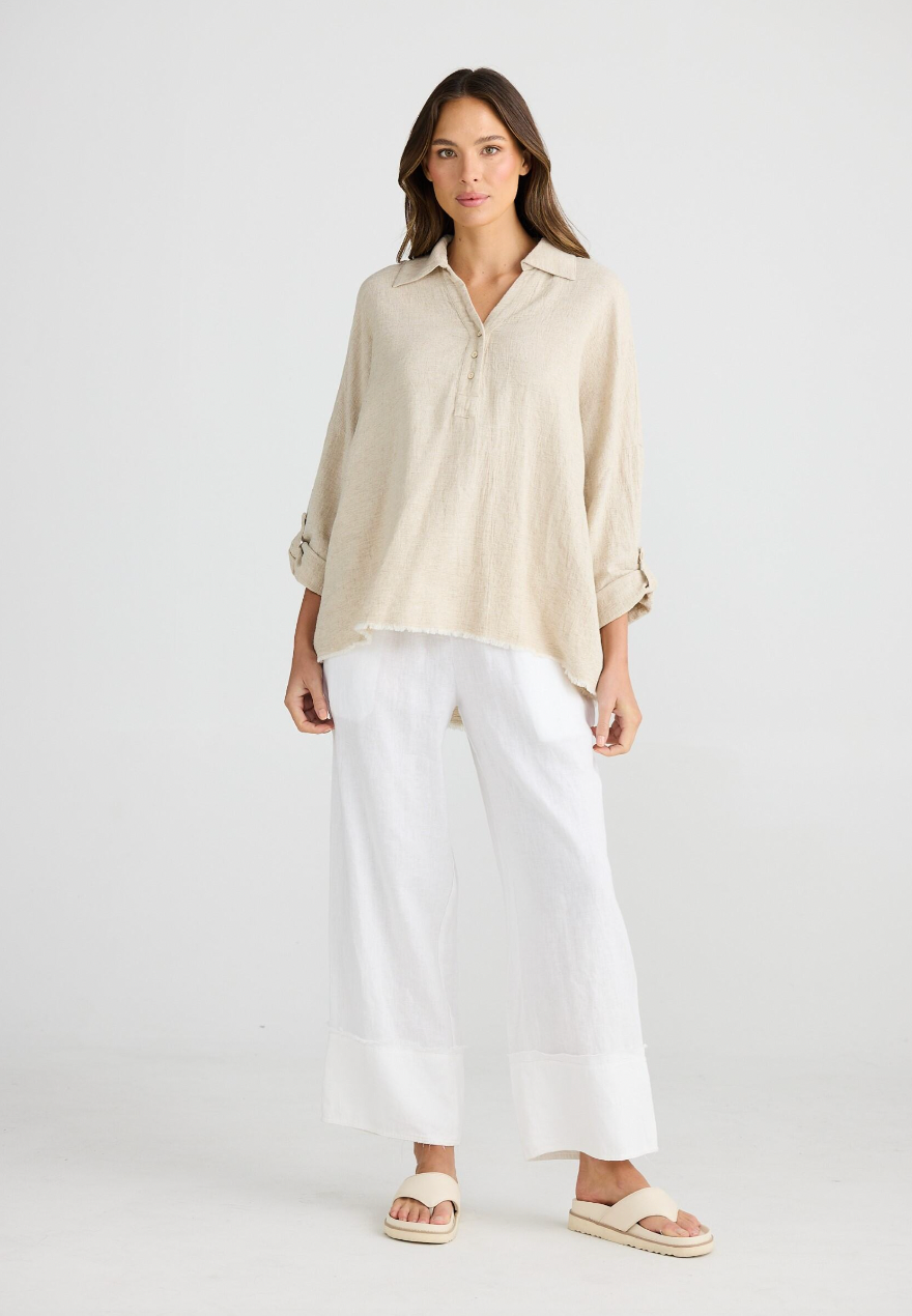 Amar Shirt - Natural Jaquard