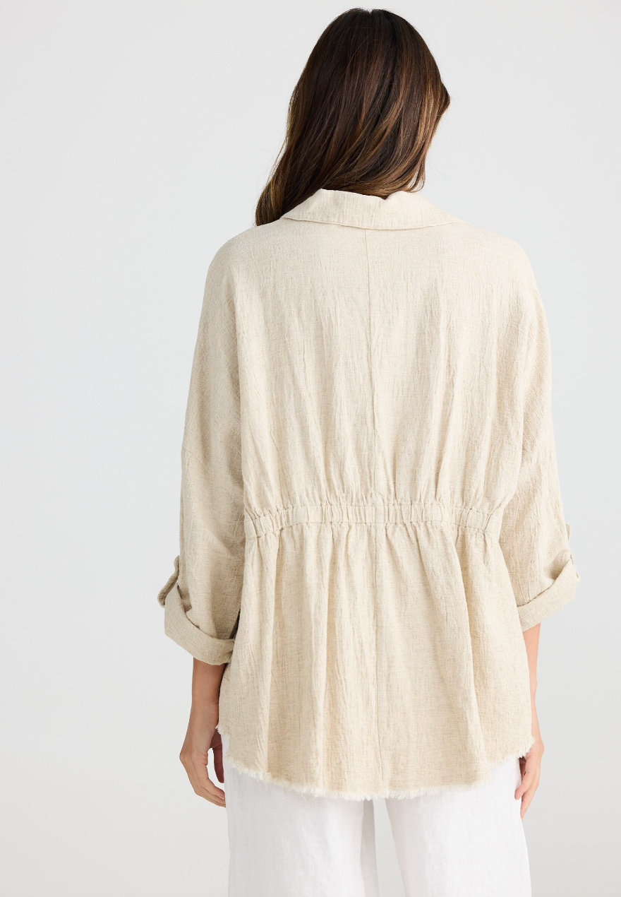 Amar Shirt - Natural Jaquard