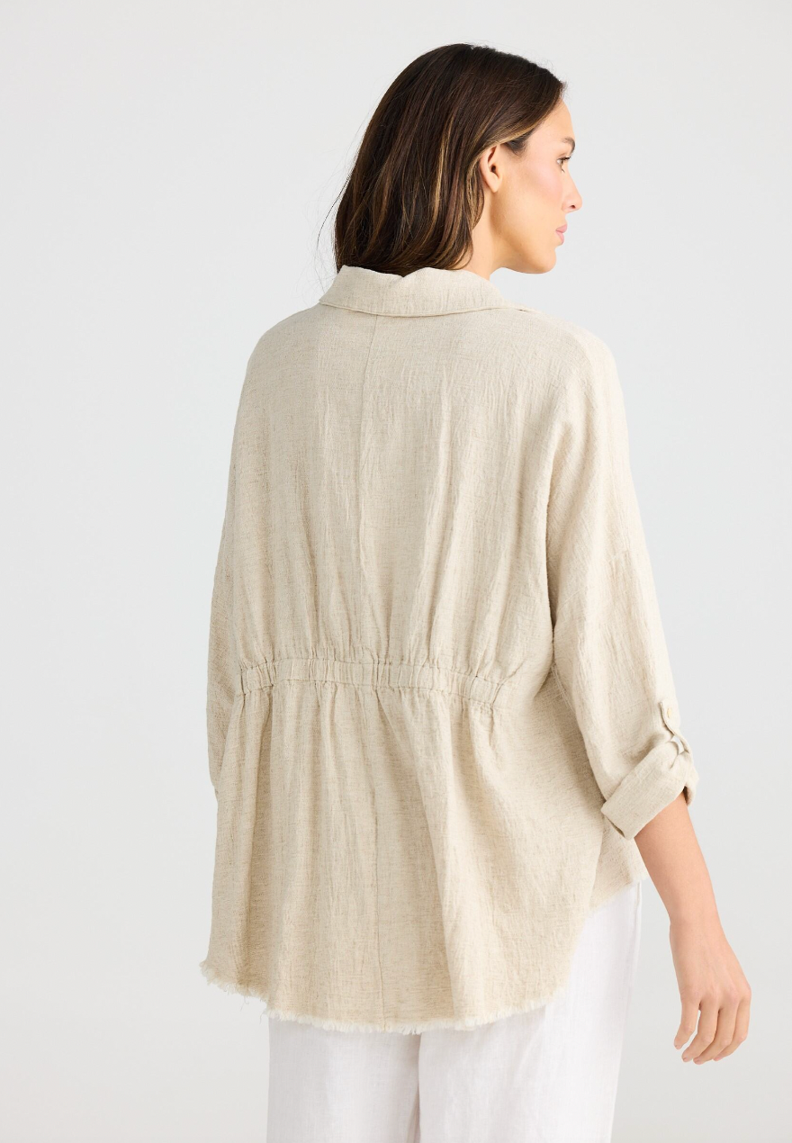 Amar Shirt - Natural Jaquard