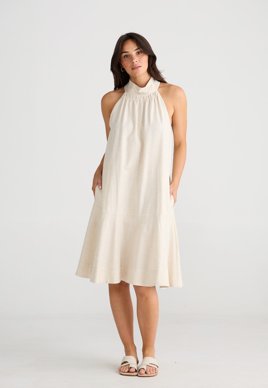 Rose All Day Dress - Natural