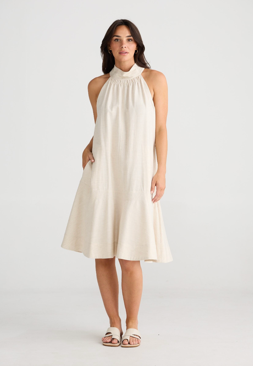 Rose All Day Dress - Natural