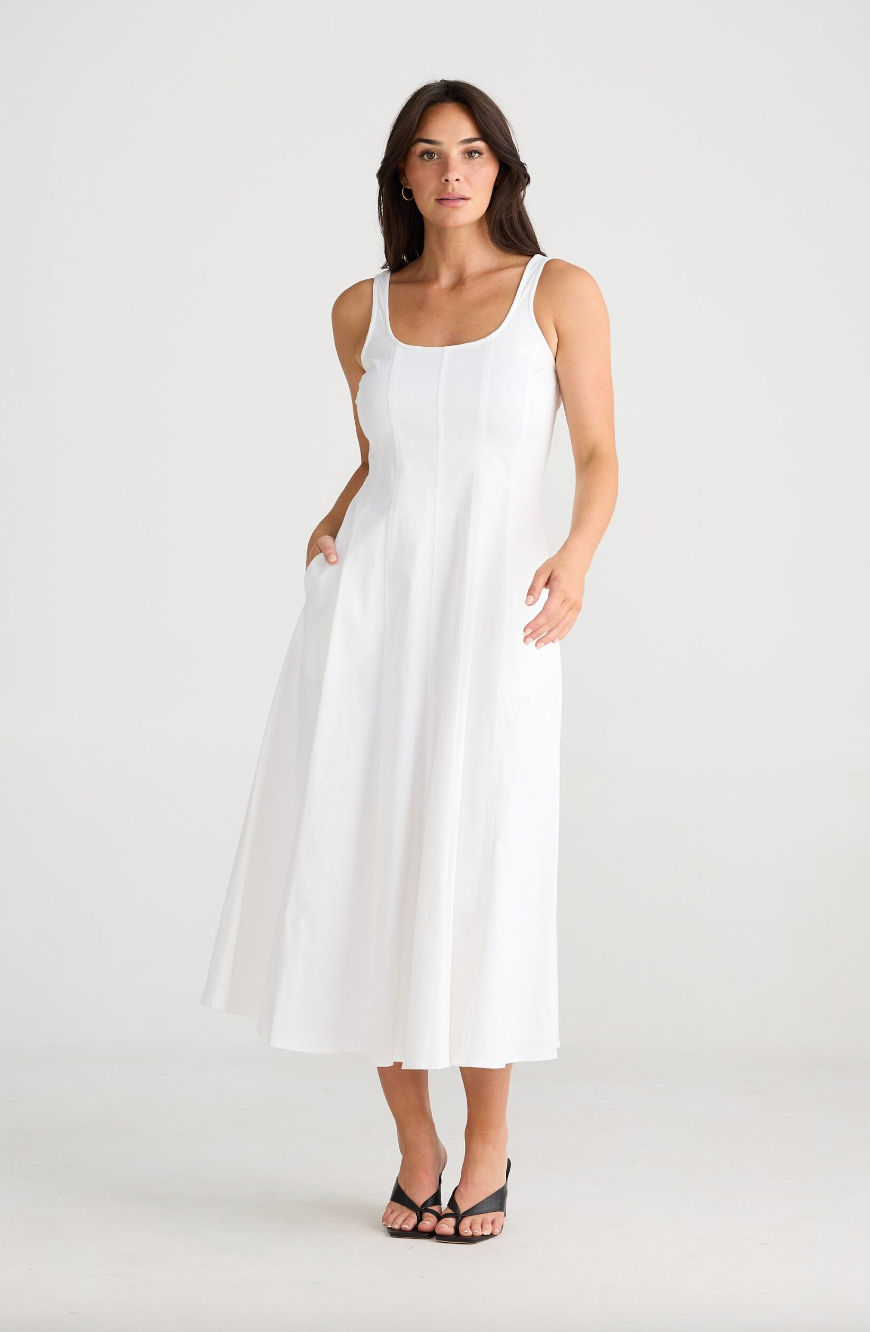 Fisher Dress - White