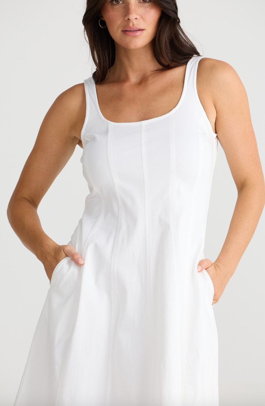 Fisher Dress - White