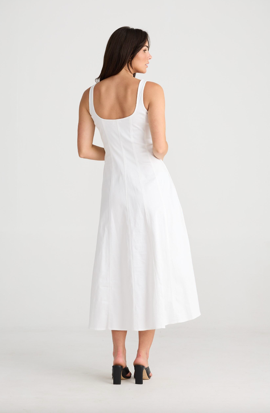 Fisher Dress - White