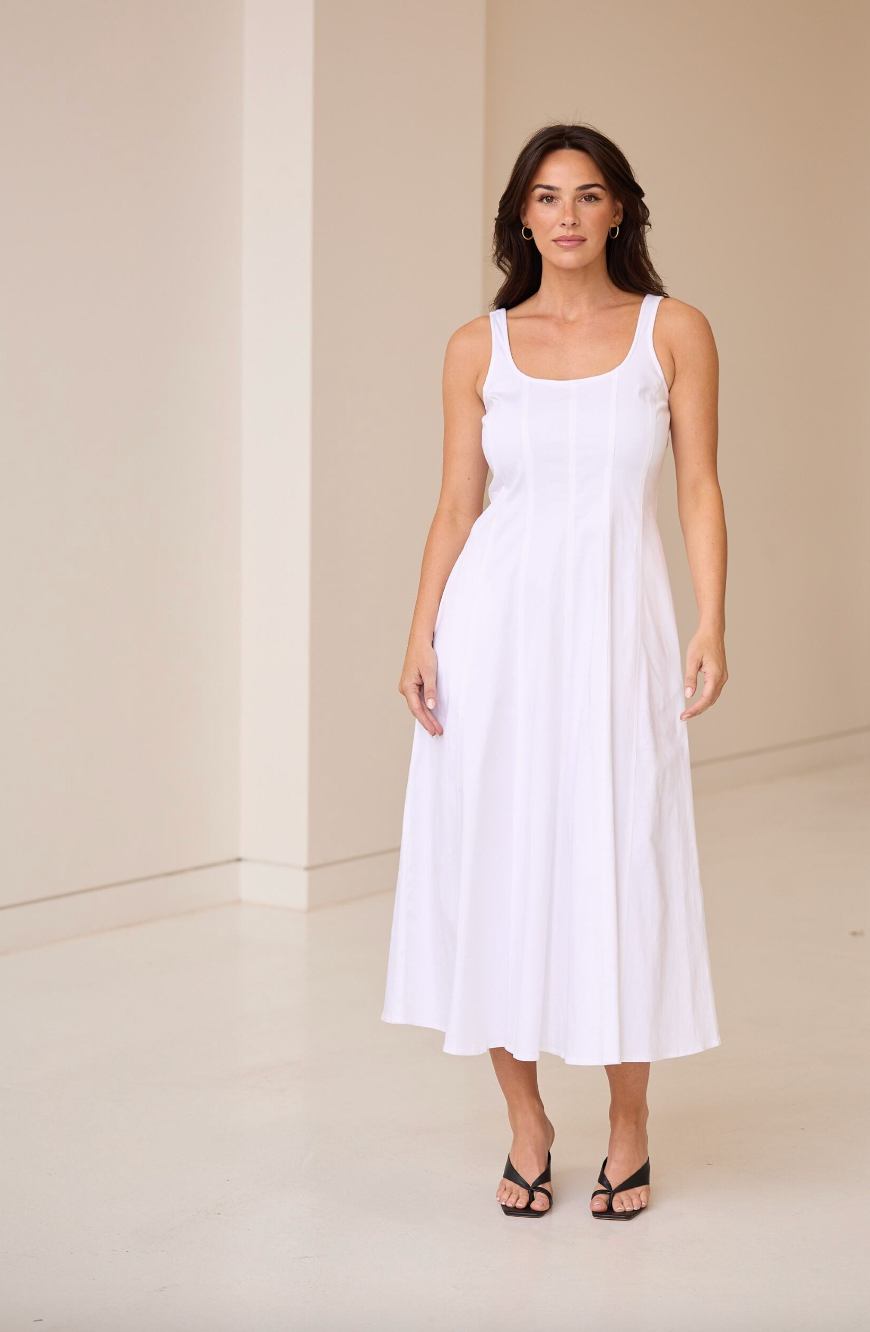 Fisher Dress - White