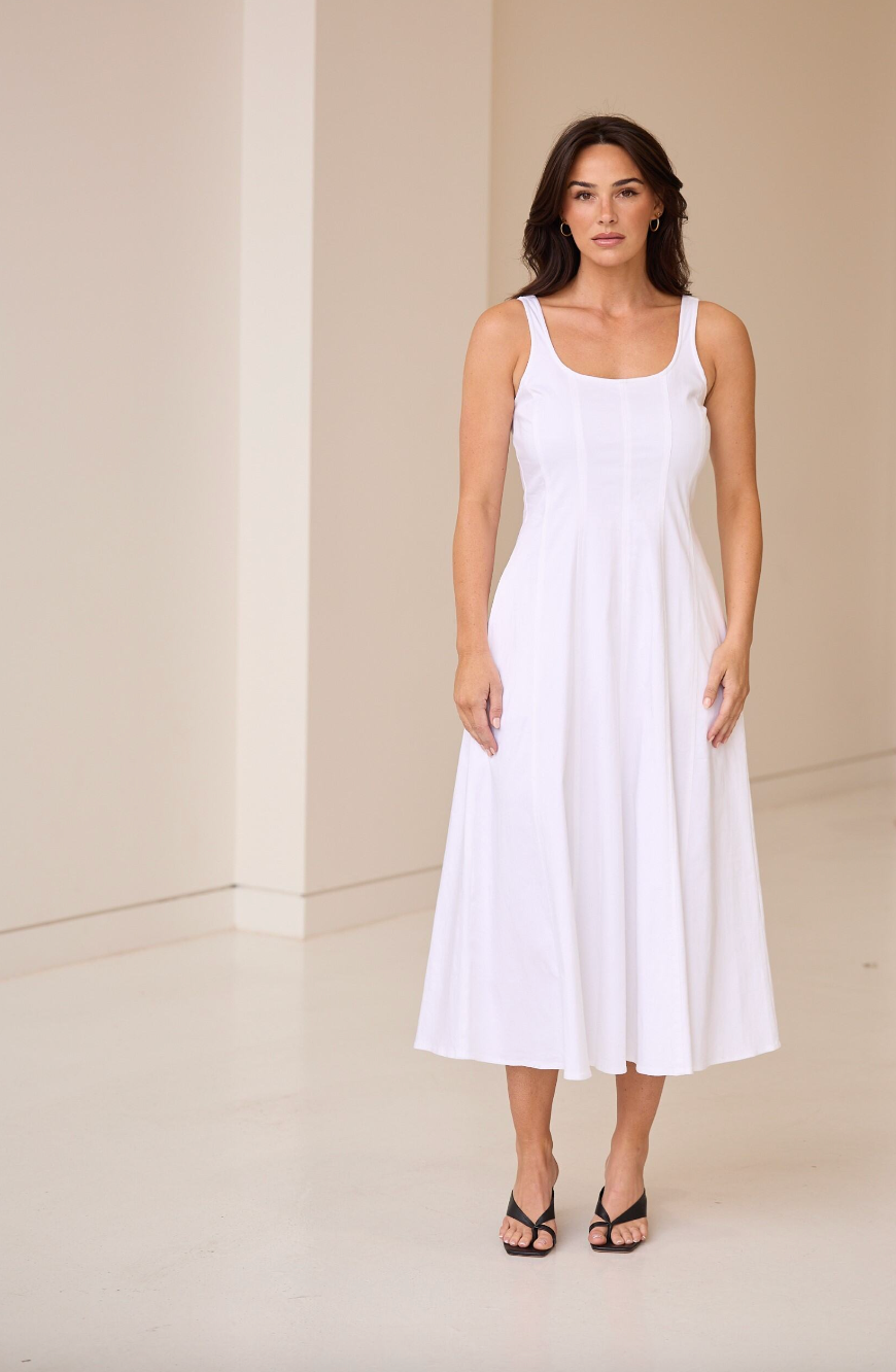 Fisher Dress - White