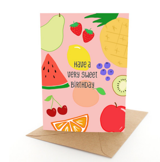 Birthday Fruit Card