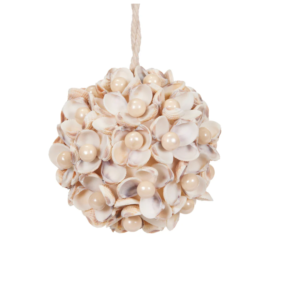 9 Cm Coastal Pearl Bauble