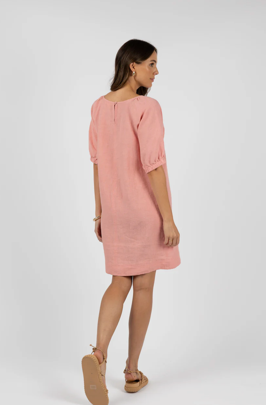 Lagoon Shift Dress - Blush