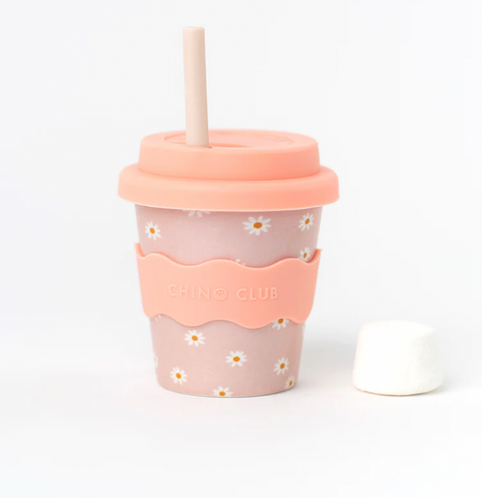 Pink Daisy Babychino Cup 4oz