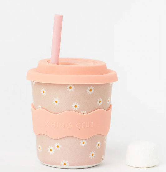 Pink Daisy Kids Keep Cup 8 oz