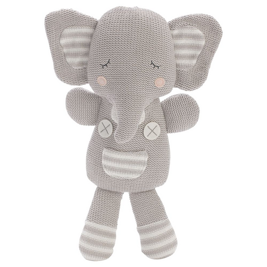 Eli the Elephant - Knitted Toy
