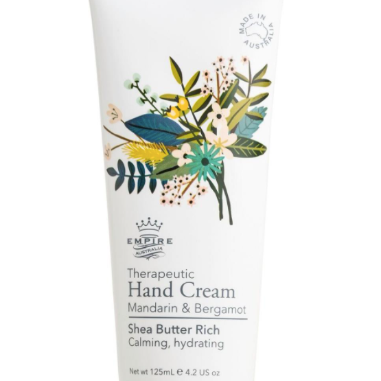 Therapeutic Mandarin & Bergamot Hand Cream 125mL - Daisy Grace Lifestyle