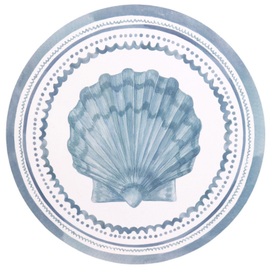 Scallop Round Placemat - set of 4 - Daisy Grace Lifestyle