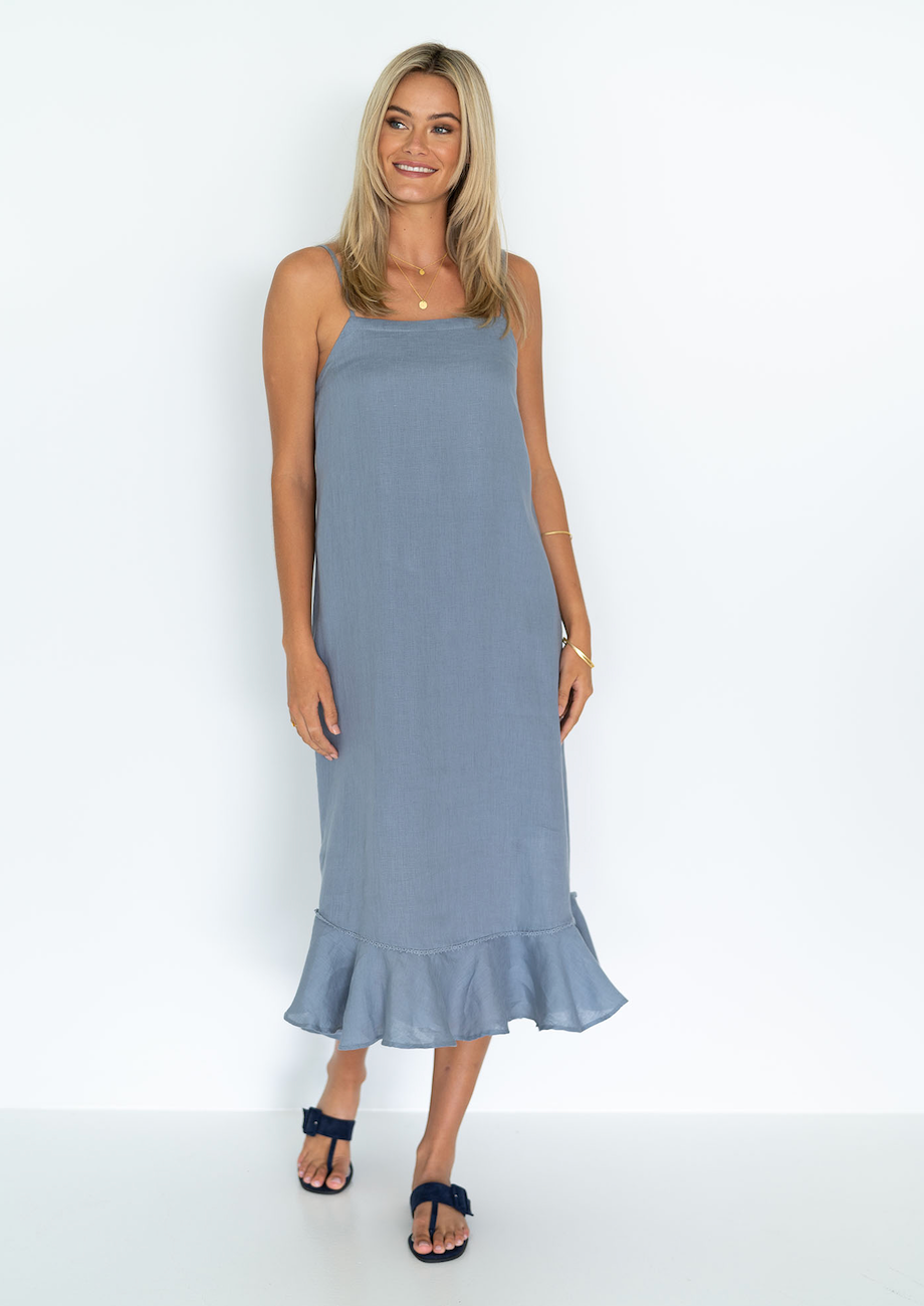 Daisy Dress - Storm Blue - Daisy Grace Lifestyle