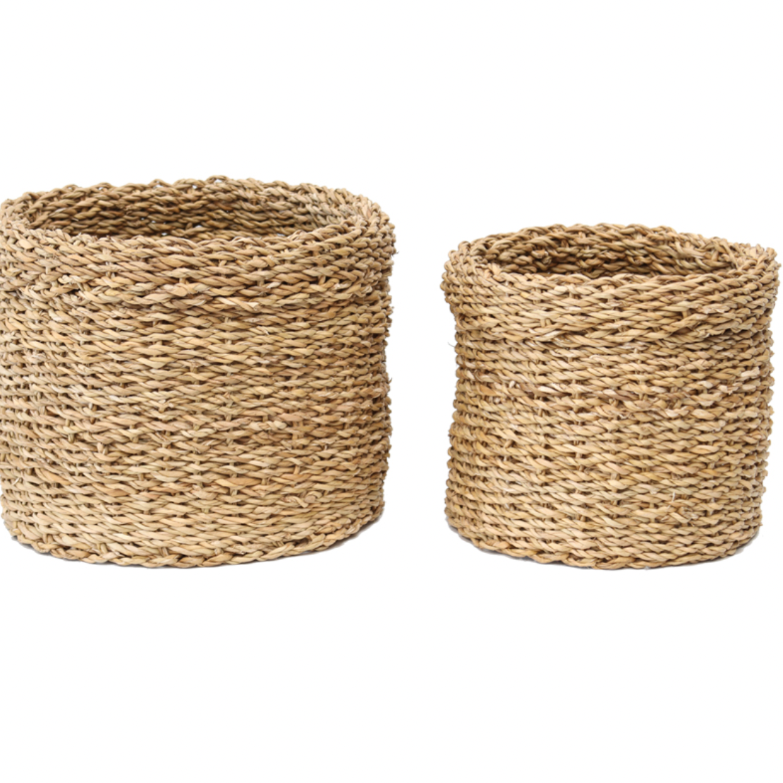NESTED SEAGRASS WEAVE LIPPED BASKETS – Daisy Grace Lifestyle