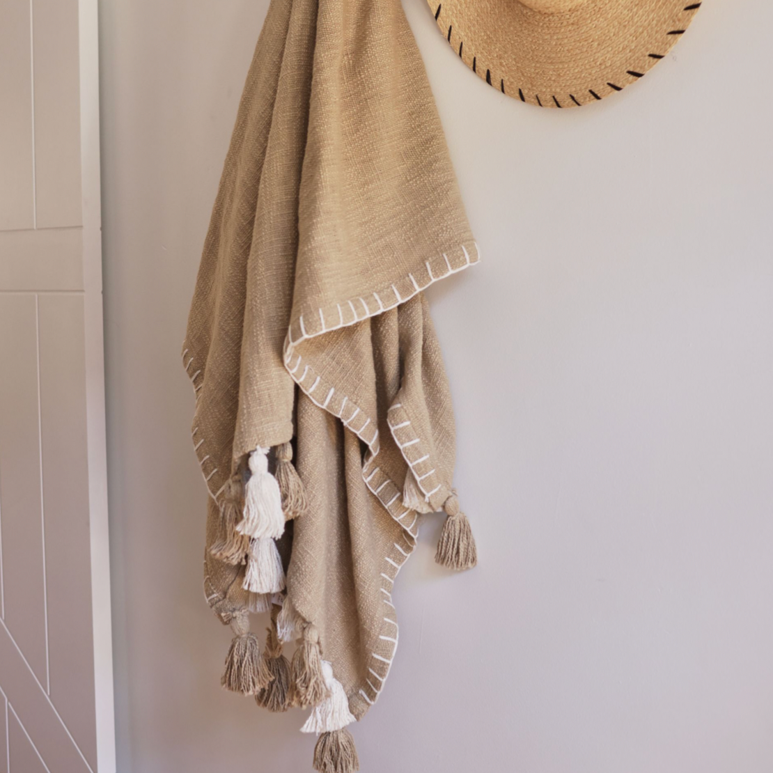 Spice THROW - Biscuit - Daisy Grace Lifestyle
