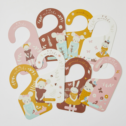 IN THE MEADOW 8PC BABY WARDROBE DIVIDERS - Daisy Grace Lifestyle
