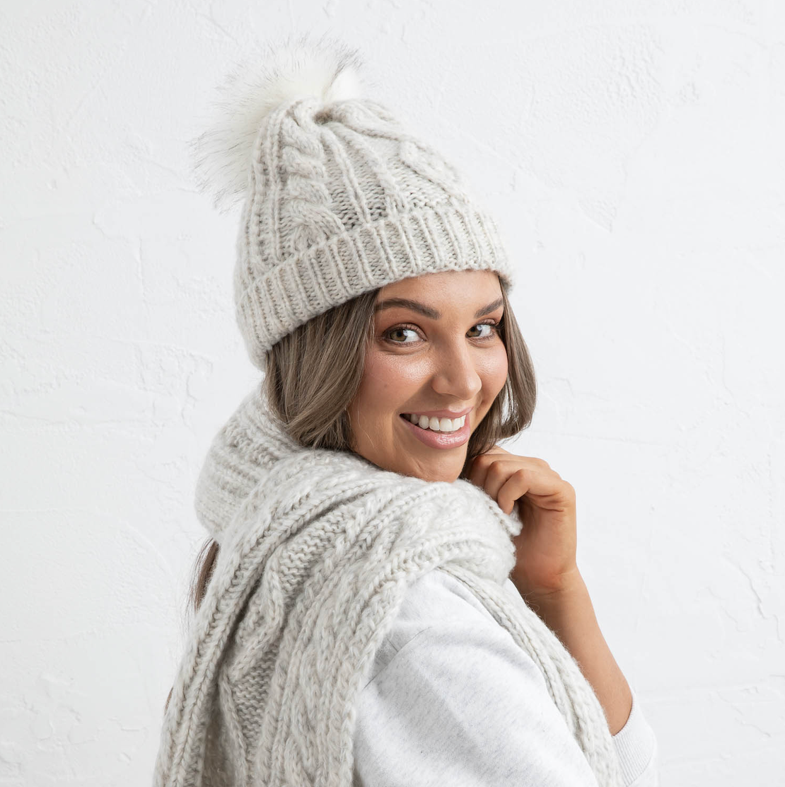 Stormie Beanie - Ice Grey – Daisy Grace Lifestyle