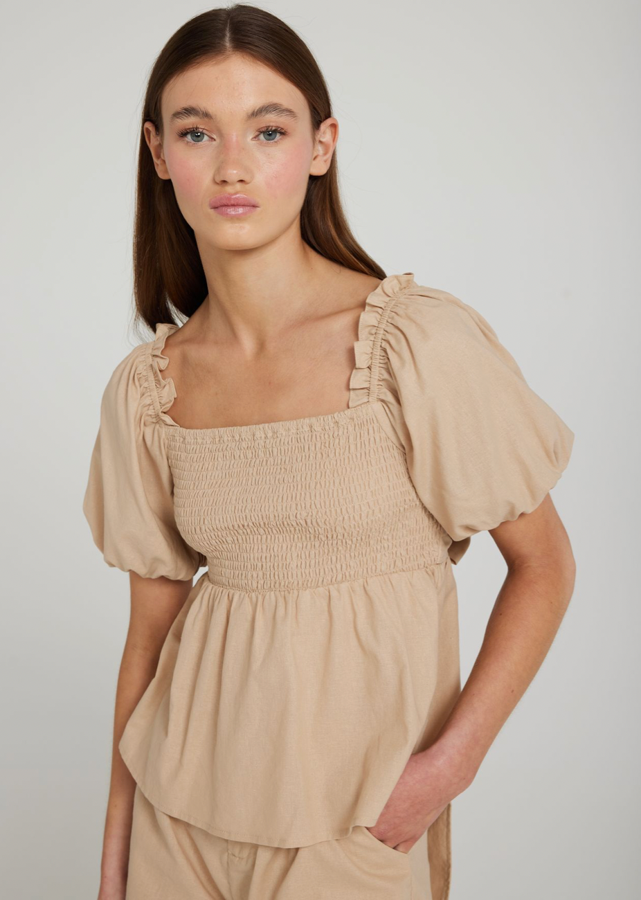 Delta Top - Natural - Daisy Grace Lifestyle