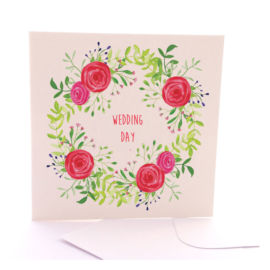Wedding Wreath Card - Daisy Grace Lifestyle