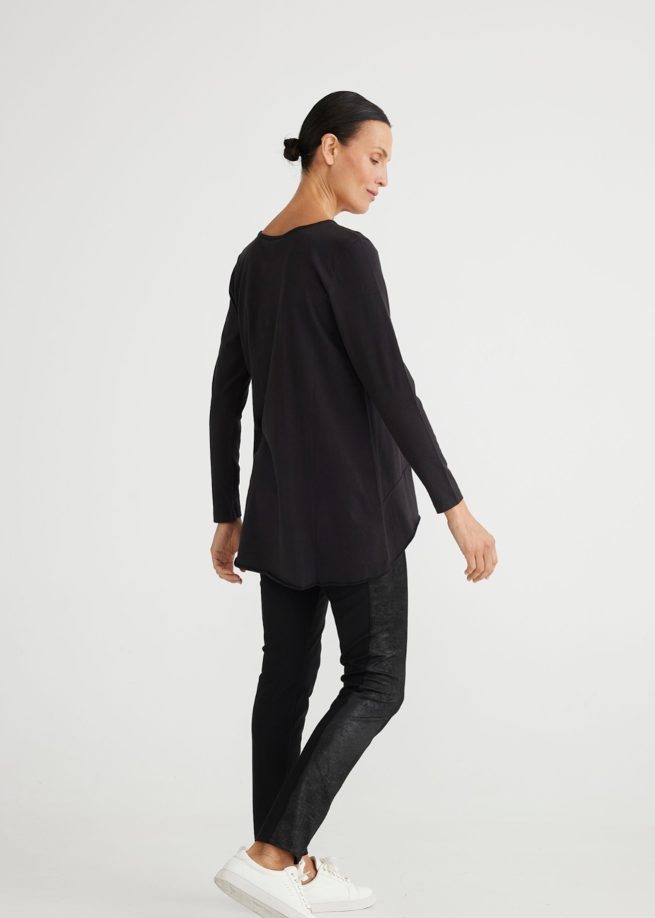 Liberty Long Sleeve T-shirt - Black - Daisy Grace Lifestyle