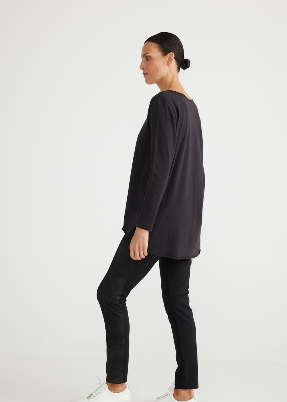 Liberty Long Sleeve T-shirt - Black - Daisy Grace Lifestyle