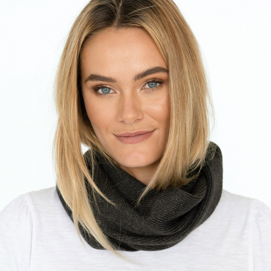 Soiree Snood - Charcoal - Daisy Grace Lifestyle