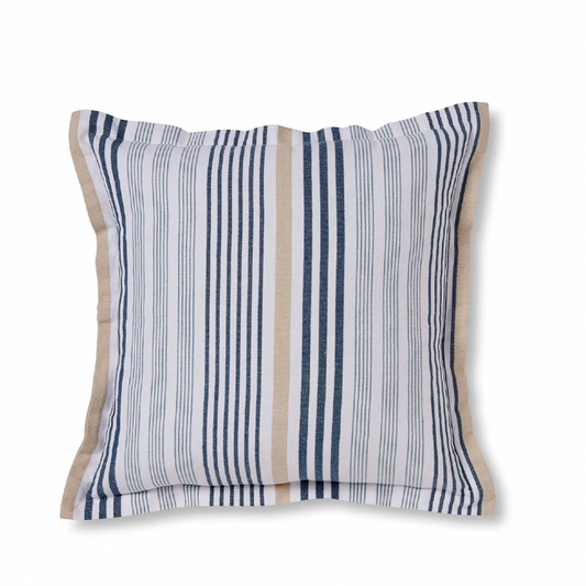 Cape cod Blue/Taupe Cushion - Daisy Grace Lifestyle
