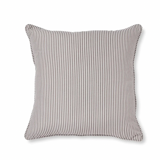 Morris Grey Stripe Cushion 55cm - Daisy Grace Lifestyle