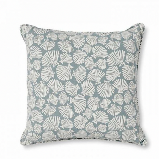 Newport Washed Blue Cushion - Daisy Grace Lifestyle