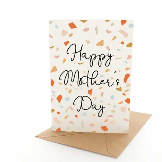 Terrazo Mothers Day Card - Daisy Grace Lifestyle