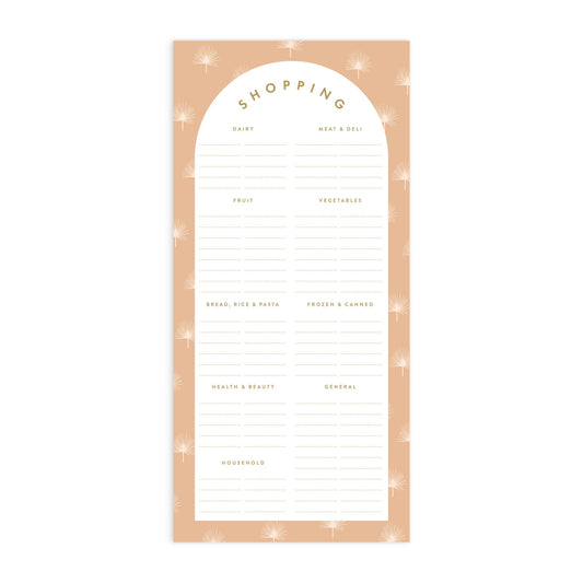 Palmetto DL Shopping List Magnet Notepad